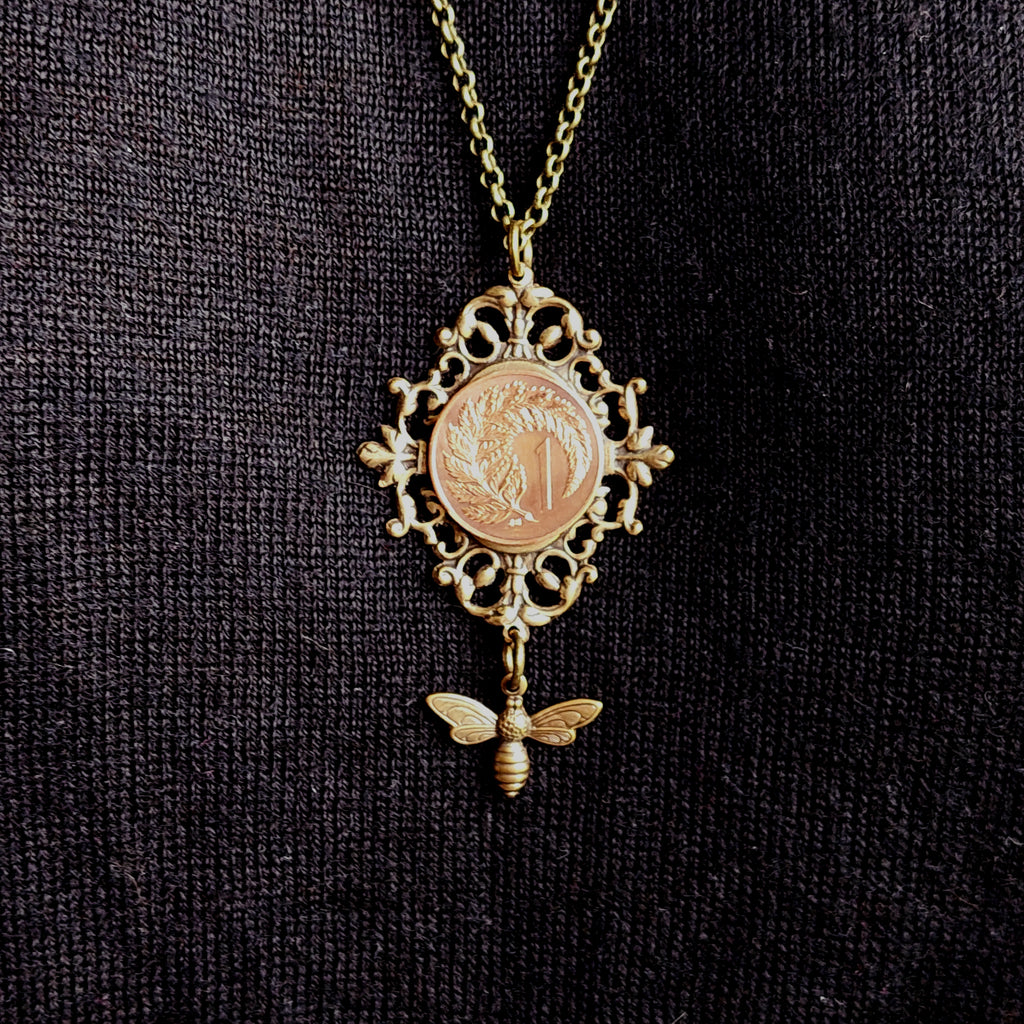 Stamped Penny Necklace — Marrygrams